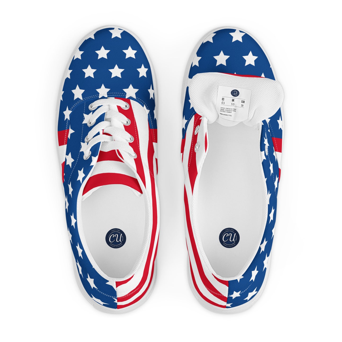 Women’s lace-up canvas shoes