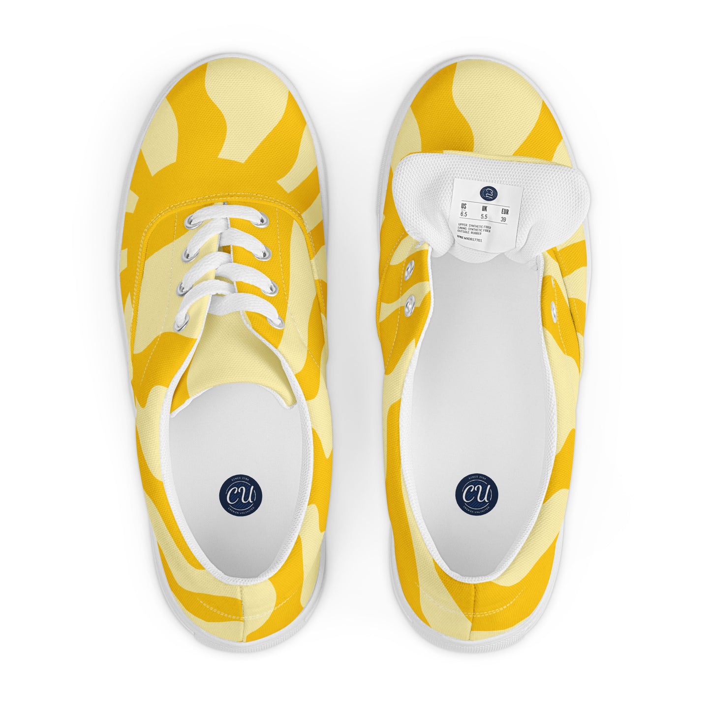 Women’s lace-up canvas shoes