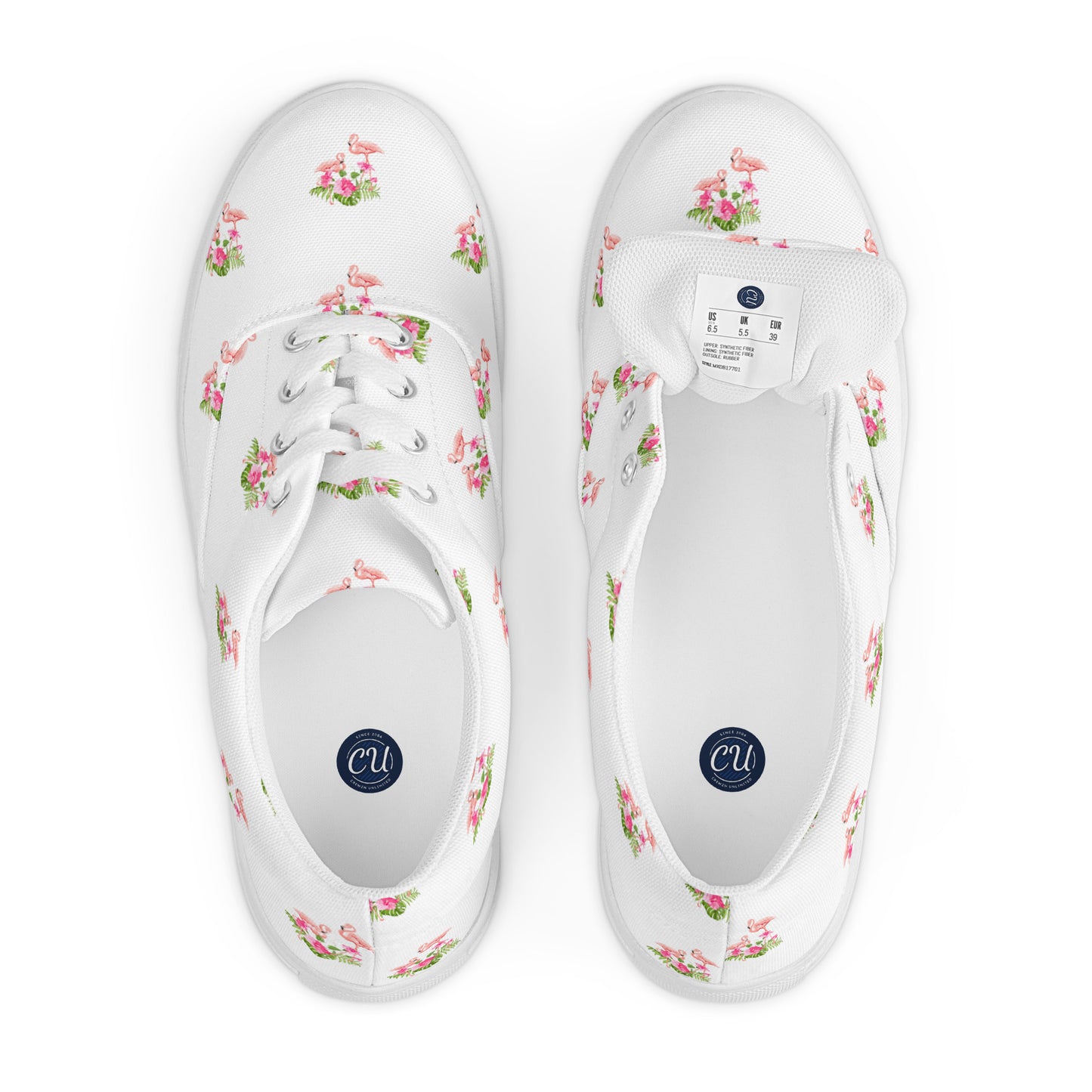 Women’s lace-up canvas shoes