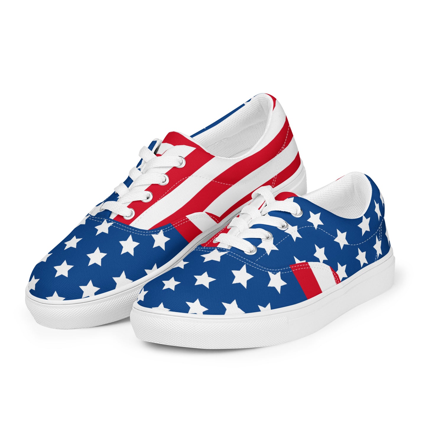Women’s lace-up canvas shoes