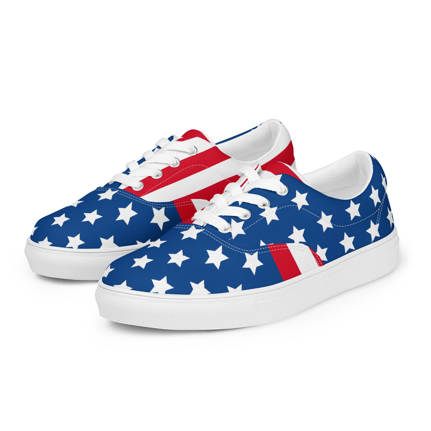 Women’s lace-up canvas shoes