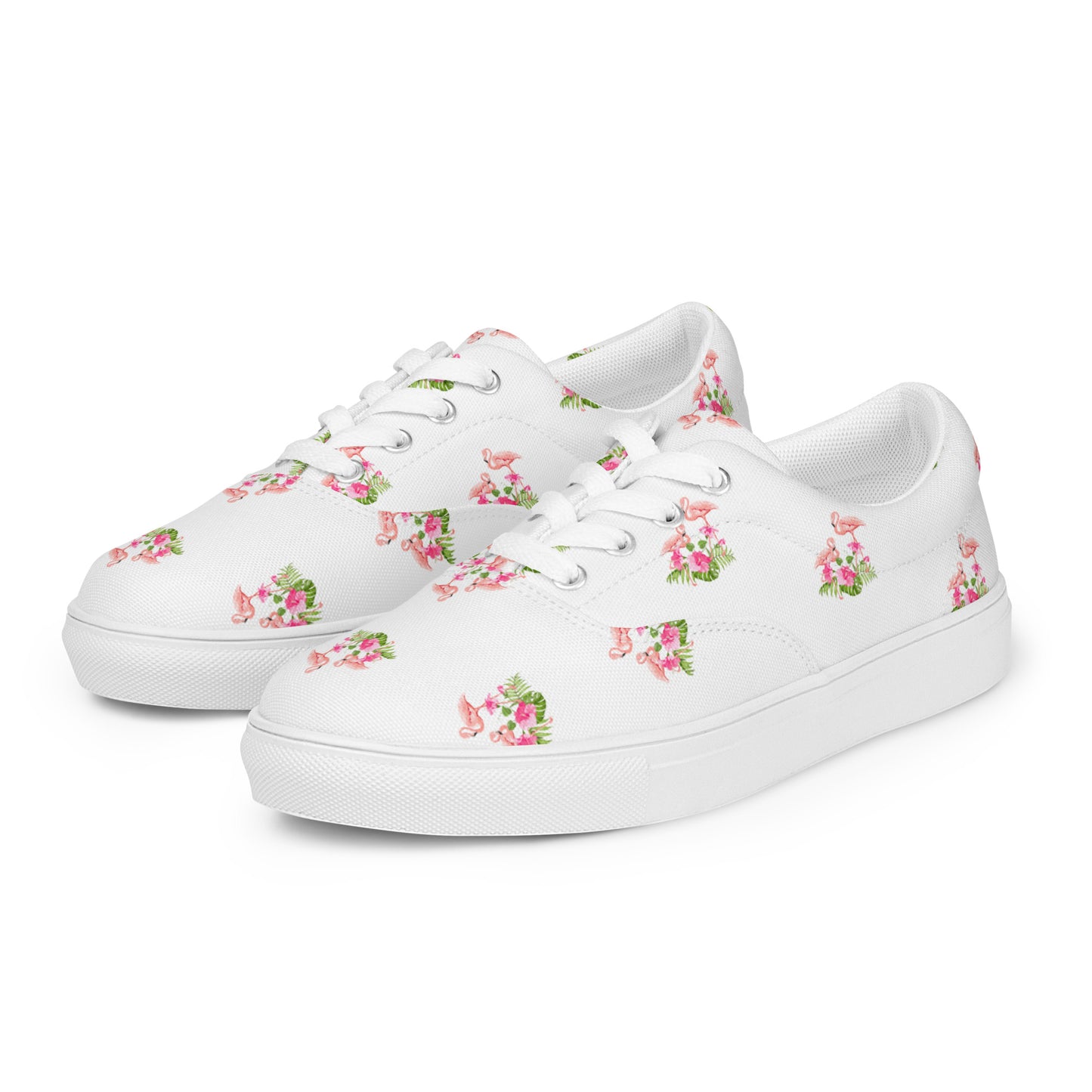 Women’s lace-up canvas shoes