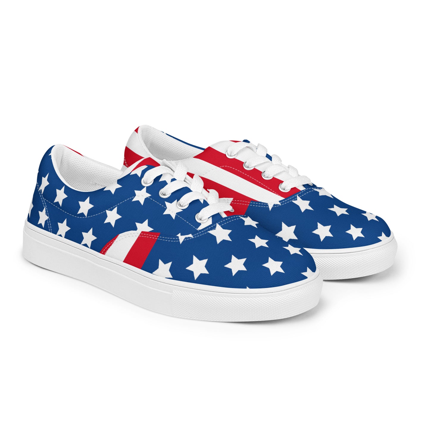 Women’s lace-up canvas shoes