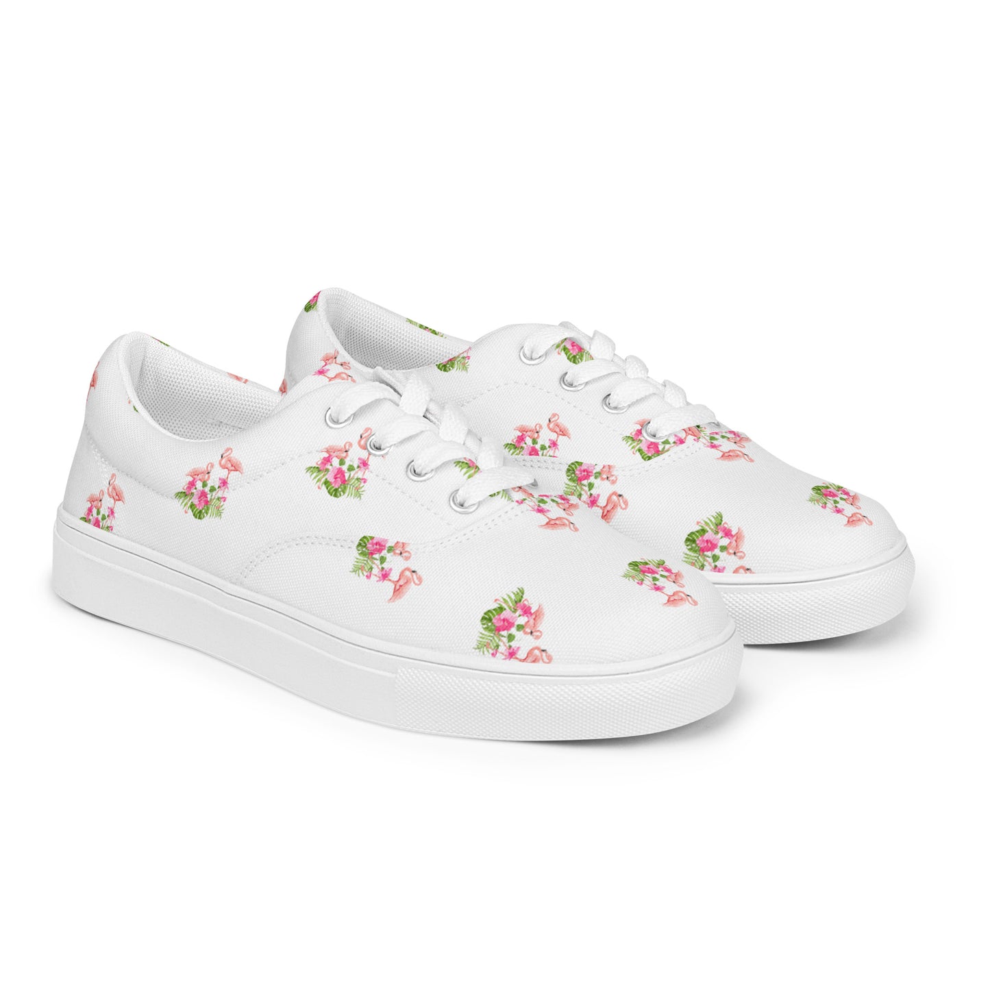 Women’s lace-up canvas shoes